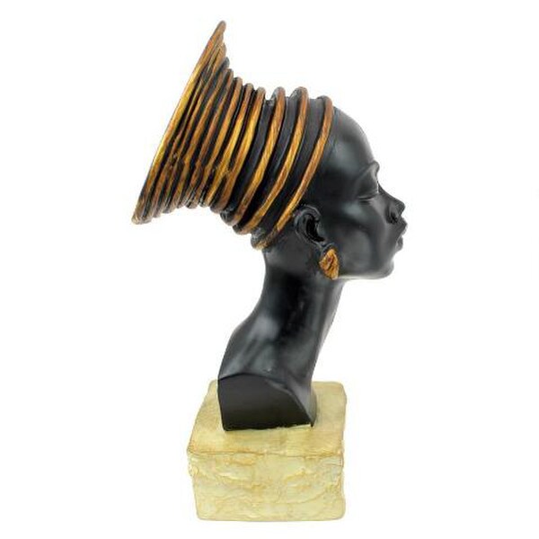 Nubian Kandake Sculptural Bust Queen Statue Portraiture Sculpture Art